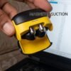 A student wearing U39 earbuds while studying in a busy cafe, highlighting the 50dB Hybrid ANC feat